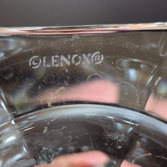 LENOX Fine Crystal 6" Candlesticks Pillars Set Of 2 Made In Germany XLNT Cond! - Picture 6 of 8